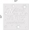 Walking in a Winter Wonderland Embossing 12 x 12 Stencil | FS082 by Designer Stencils | Word & Phrase Stencils | Reusable Stencils for Painting on Wood, Wall, Tile, Canvas, Paper, Fabric, Furniture, Floor | Stencil for Home Makeover